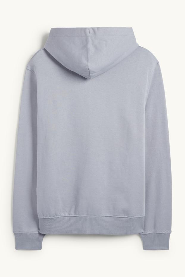 Men - Hoodie - light blue