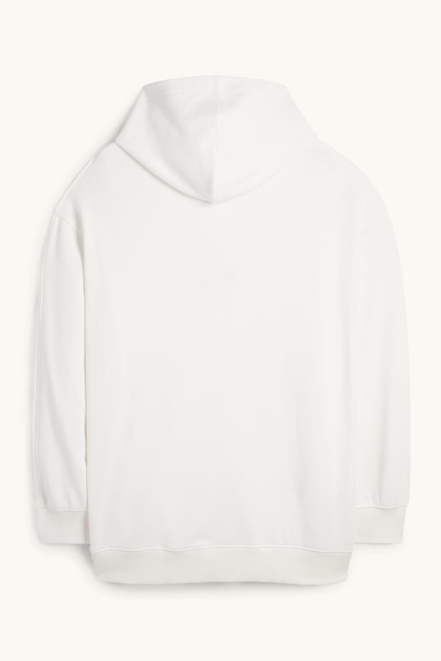 Hommes - Sweat à capuche - blanc