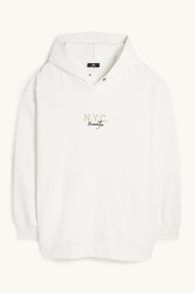 Hommes - Sweat à capuche - blanc