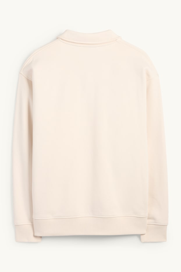 Home - Polo - relaxed fit - blanc trencat