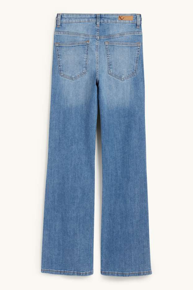 Femmes - Flared jean - mid waist - LYCRA® - jean bleu