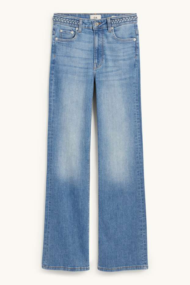 Femmes - Flared jean - mid waist - LYCRA® - jean bleu
