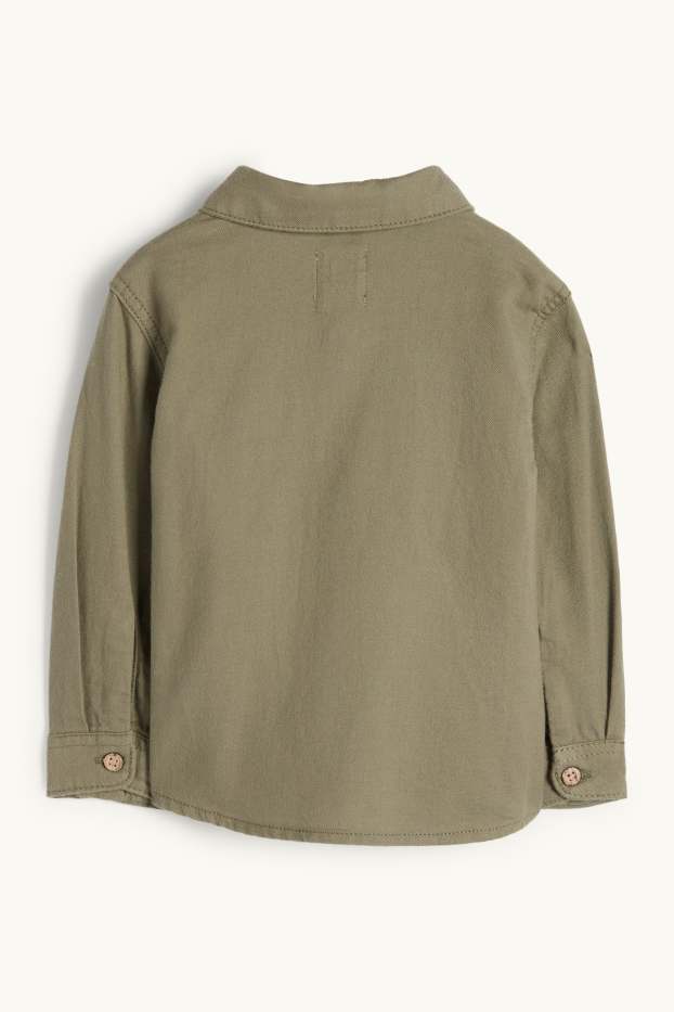 Baby Jungen - Baby-Hemd - grün