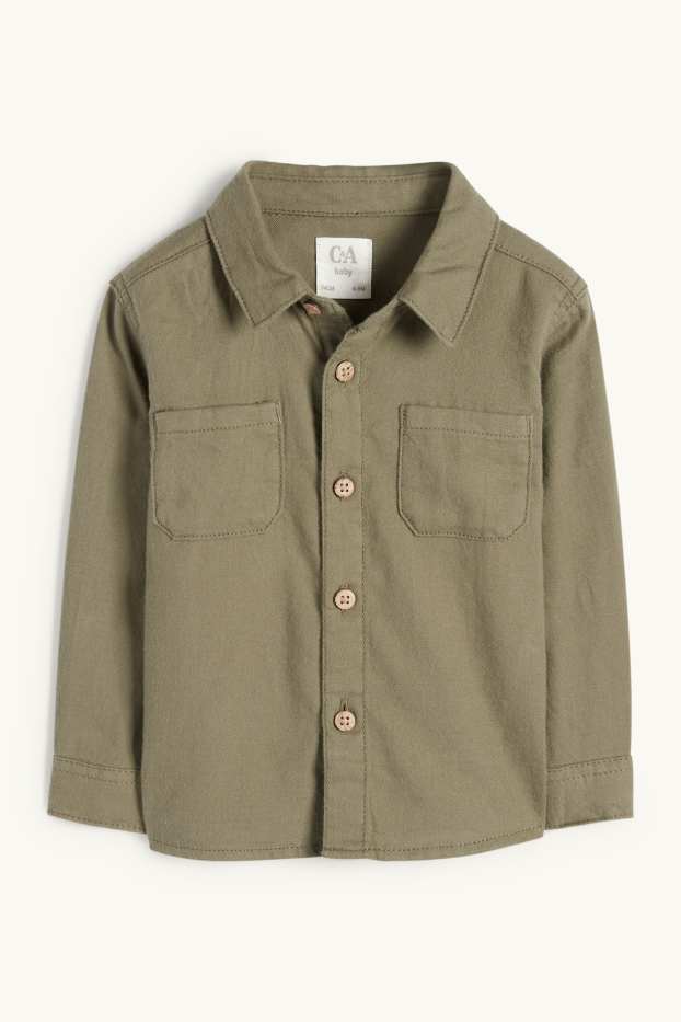 Baby Jungen - Baby-Hemd - grün