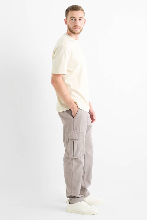 Pánské - Cargo kalhoty - taupe