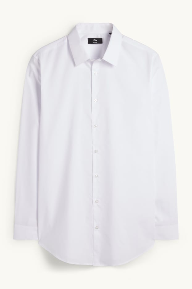 Home - Camisa formal - slim fit - Kent - blanc