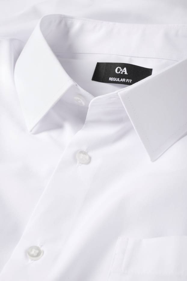 Home - Camisa formal - regular fit - Kent - blanc