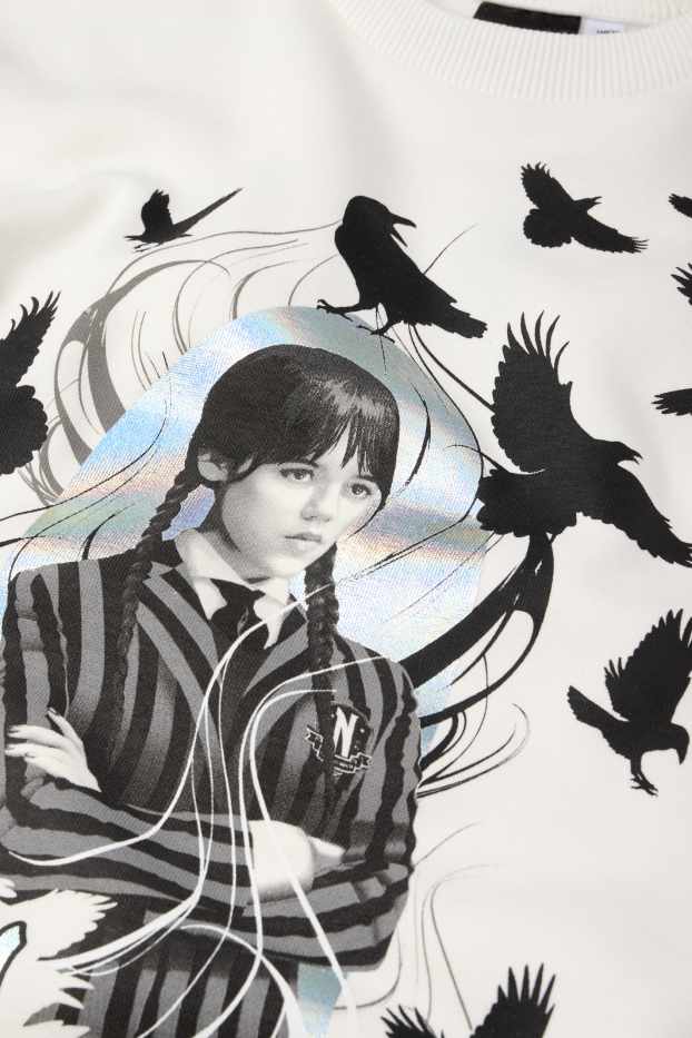 Children Girls - Wednesday - sweatshirt - white