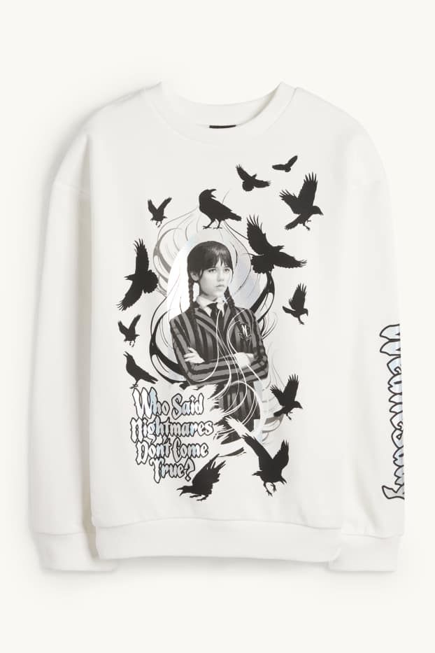 Children Girls - Wednesday - sweatshirt - white