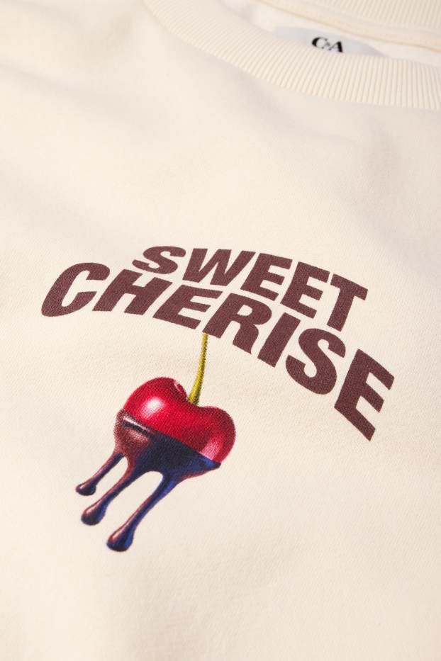 Dámské - Mikina - krémové barvy