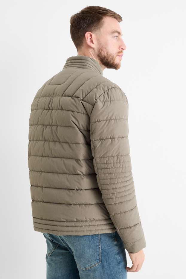 Bărbați - Jachetă matlasată - verde