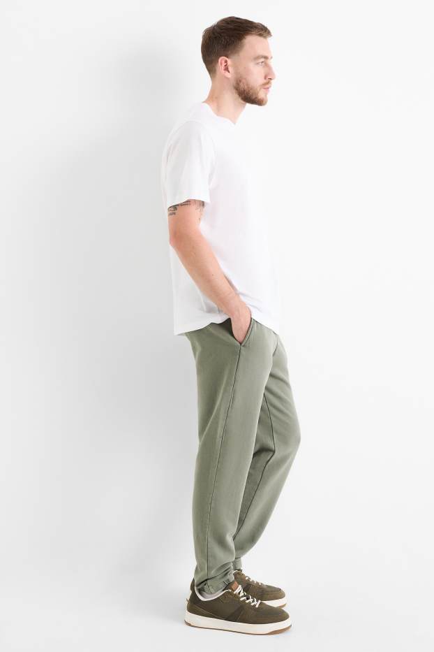Men - Joggers - khaki