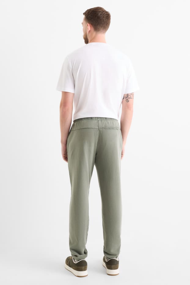 Men - Joggers - khaki