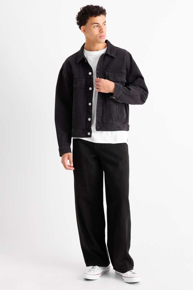 Herren - Balloon Jeans - dunkeljeansgrau