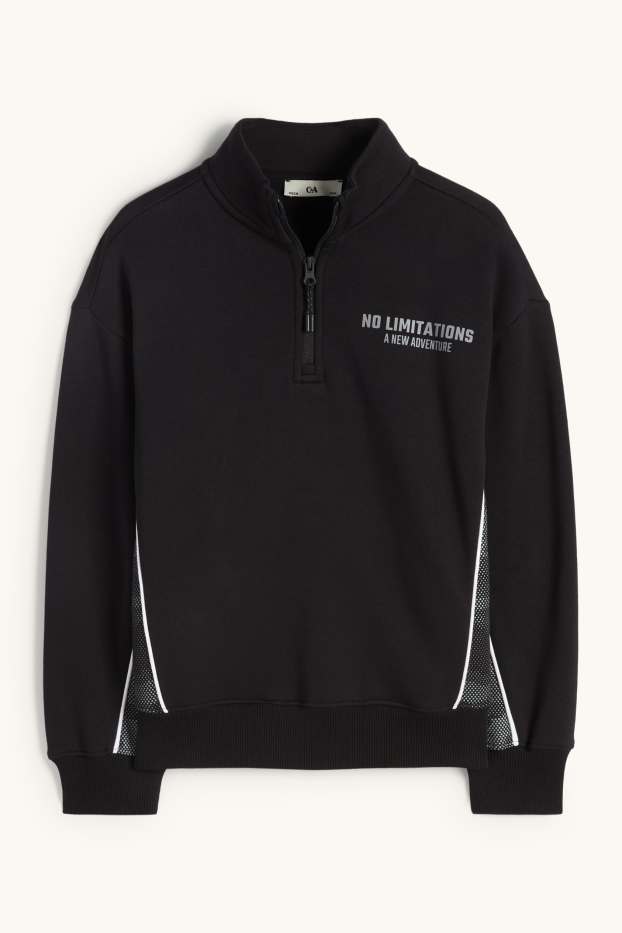 Kinder Buben - Sweatshirt - schwarz