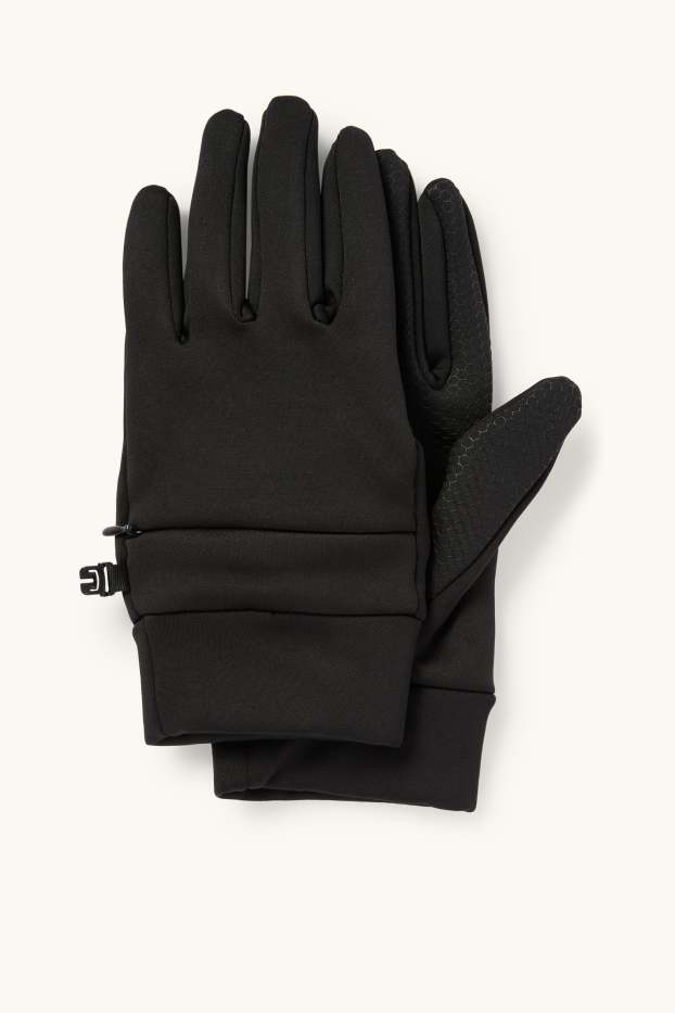 Herren - Touchscreen-Handschuhe - schwarz