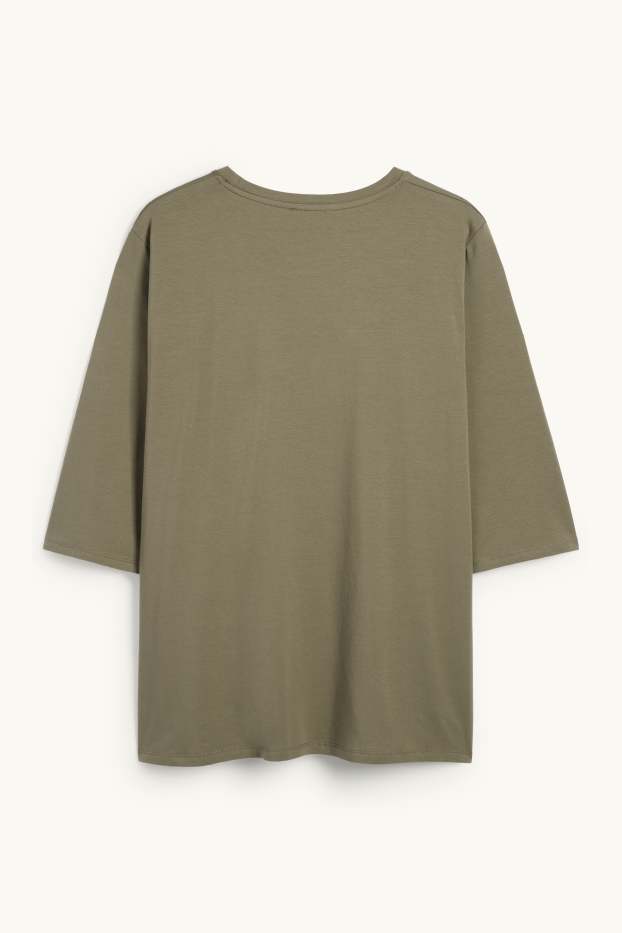 Dames - T-shirt - LYCRA® - kaki