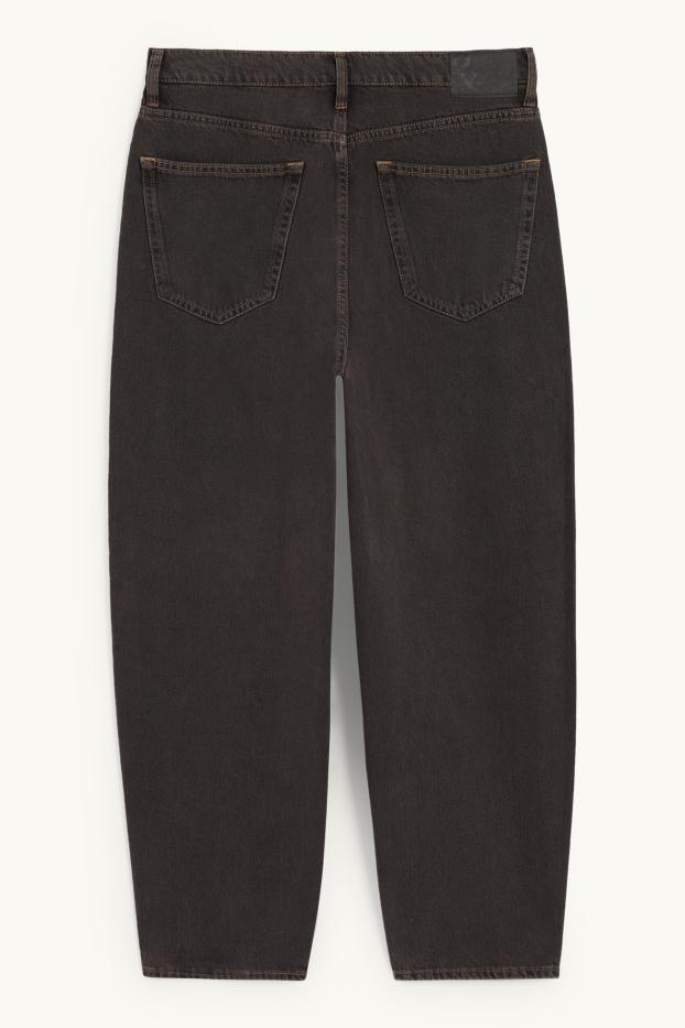 Herren - Barrel Jeans - jeansbraun