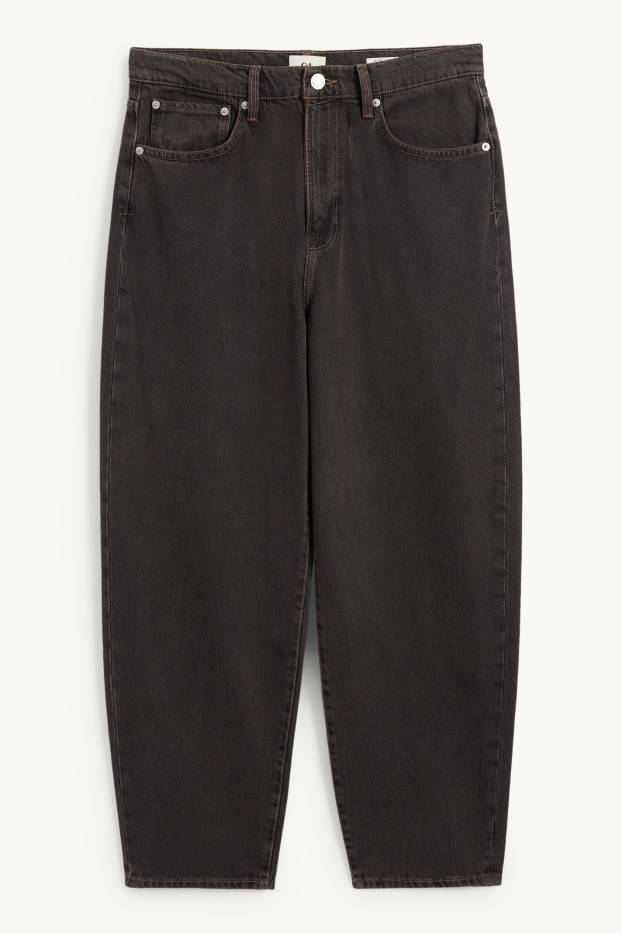 Herren - Barrel Jeans - jeansbraun