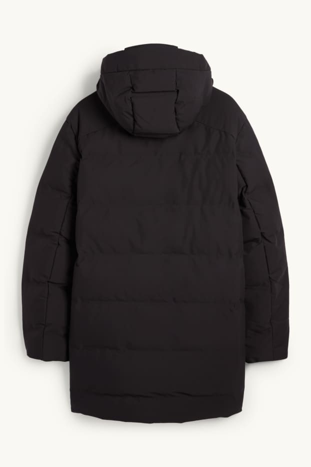 Heren - Parka met capuchon - winter - waterafstotend - zwart