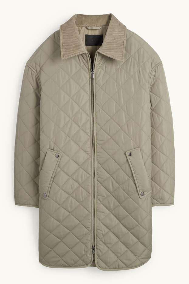 Femei - Mantou matlasat - kaki