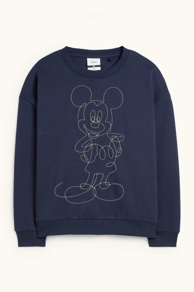 Femmes - Sweat - Mickey Mouse - bleu foncé