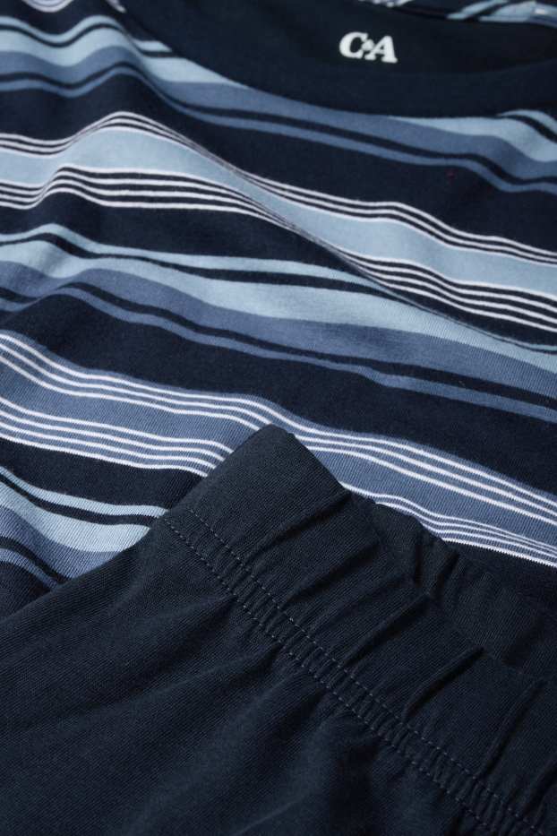 Home - Pijama - blau fosc