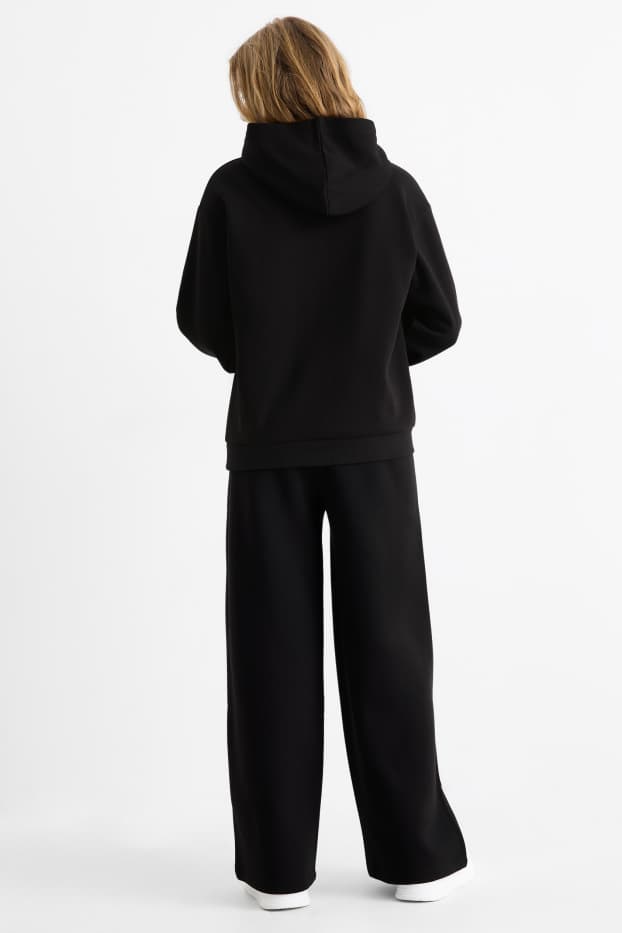 Enfants filles - Cinnamoroll - ensemble - sweat à capuche et pantalon de jogging - 2 pièces - noir