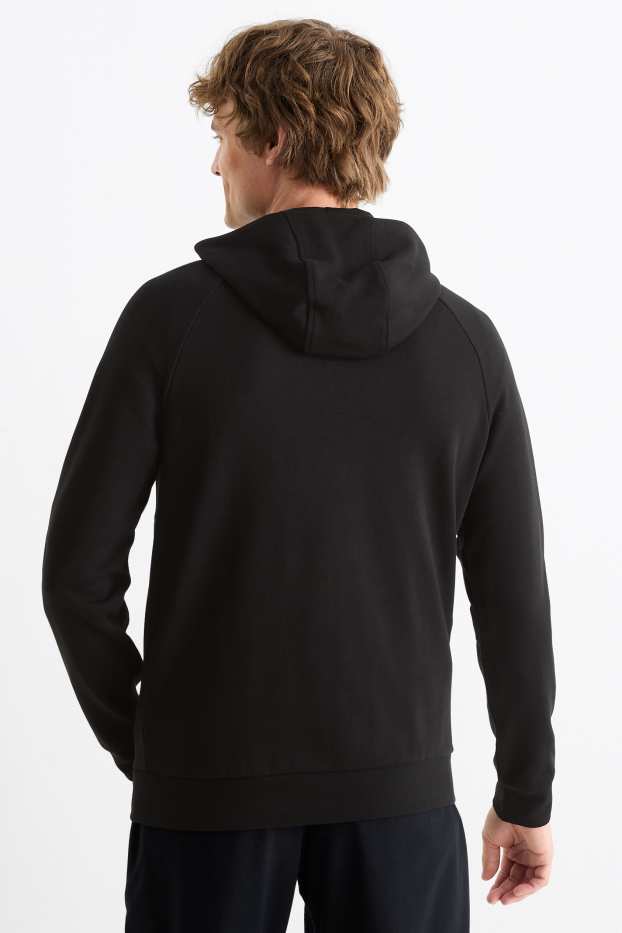 Uomo - Giacca sportiva con cappuccio - nero