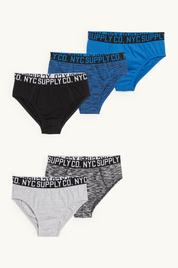 Nen - Paquet de 5 - eslip - negre