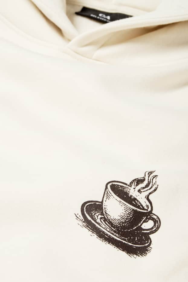 Men - Hoodie - creme