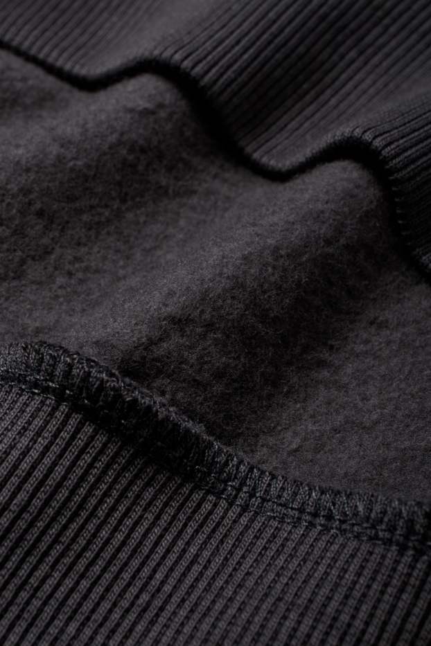 Copii - Băieți - Minge de baschet - bluză de molton cu motive de Crăciun - gri închis