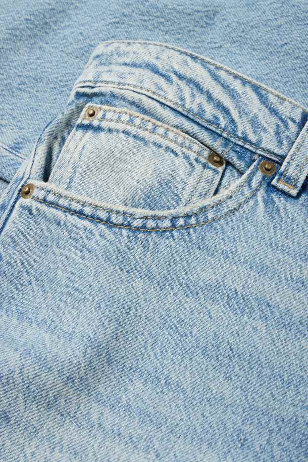 Damen - Straight Jeans - Low Waist - helljeansblau