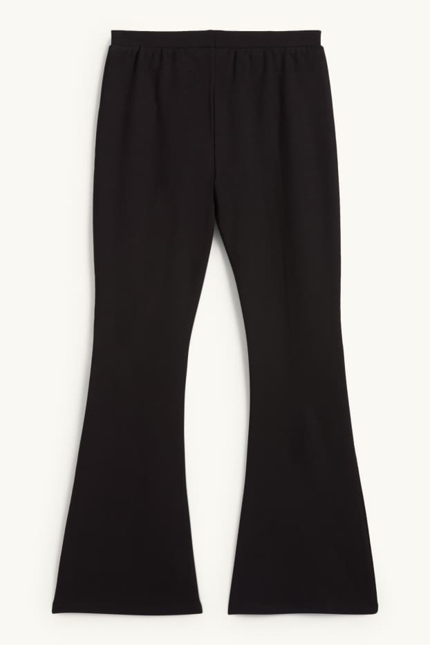 Kinder Mädchen - Flared Leggings - schwarz