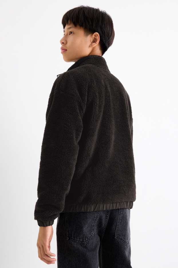 Nen - Ford Mustang - jaqueta de pèl sintètic - negre