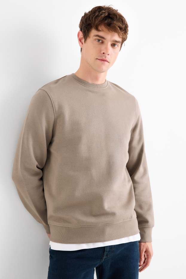 Men - Sweatshirt - beige