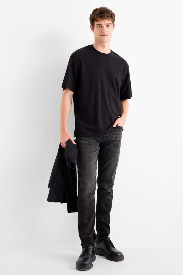 Uomo - Slim jeans - Flex jog denim - LYCRA® - jeans grigio scuro