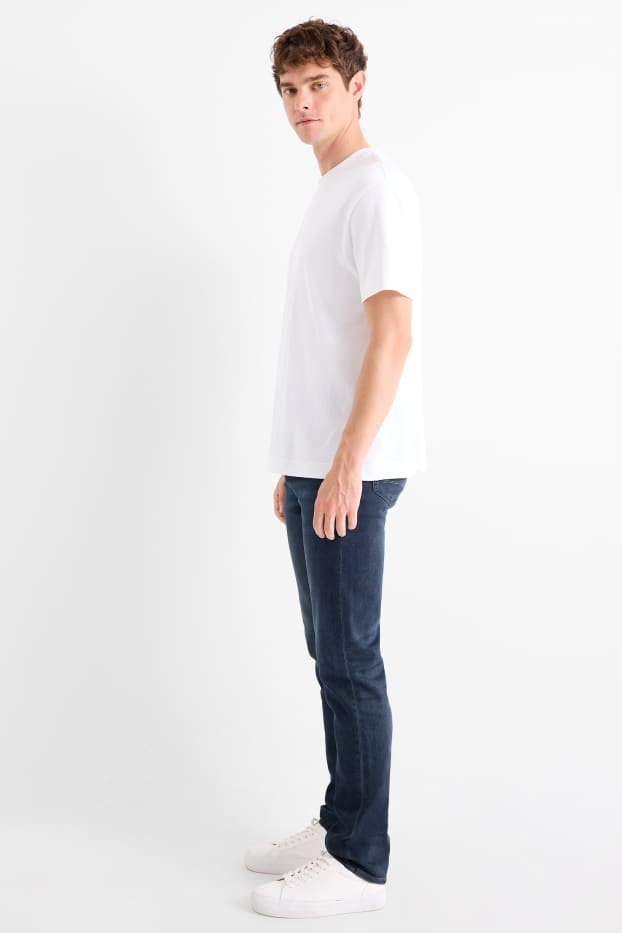 Mężczyźni - Slim jeans - Flex jog denim - LYCRA® - dżins-ciemnoniebieski