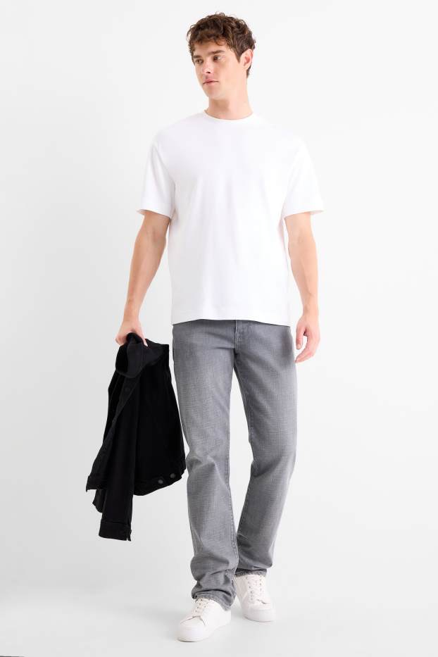 Herren - Straight Jeans - jeansgrau