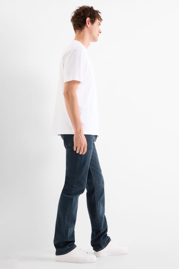 Men - Straight jeans - LYCRA® - denim-dark blue