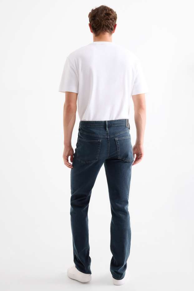 Men - Straight jeans - LYCRA® - denim-dark blue