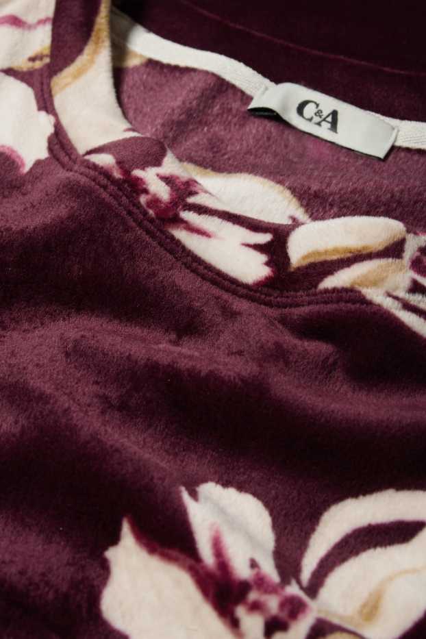 Dona - Camisa de dormir - de flors - lila