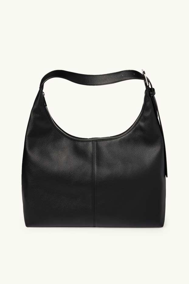Femmes - Sac d'épaule - matière synthétique - noir