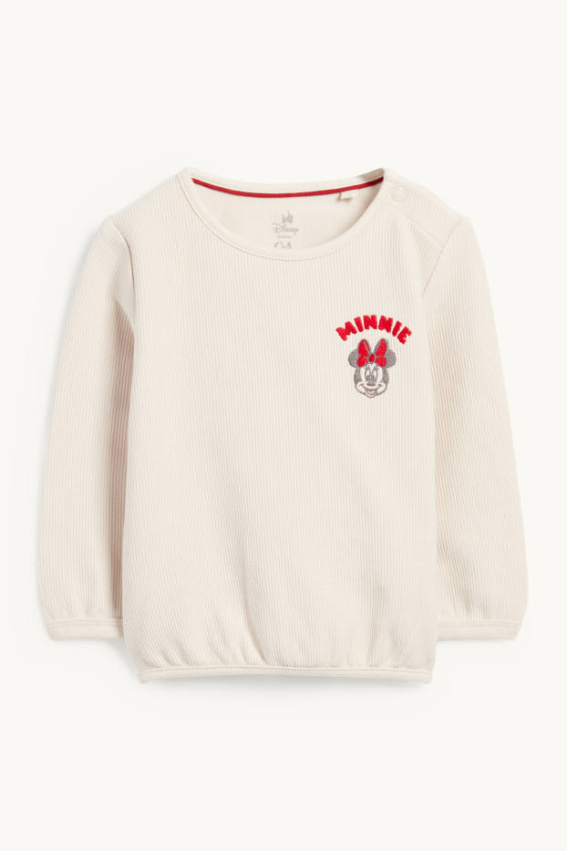 Bébés filles - Minnie Mouse - tenue pour bébé - 2 pièces - beige clair