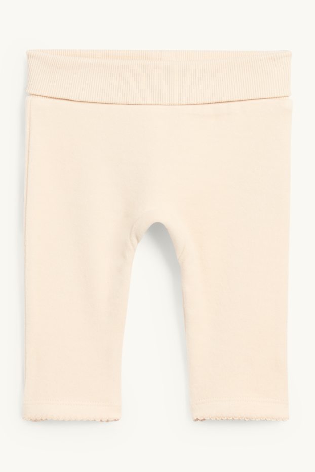 Baby Mädchen - Blümchen - Baby-Outfit - 2 teilig - gelb