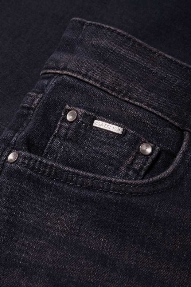 Dona - Bootcut Jeans - mid waist - texà blau fosc