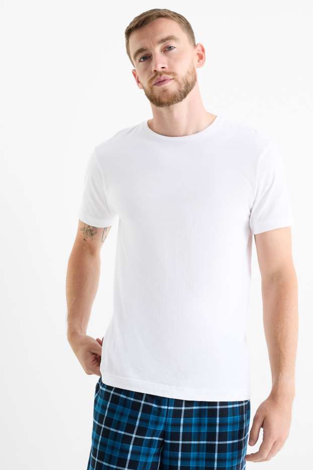 Herren - Multipack 3er - Unterhemd - weiß