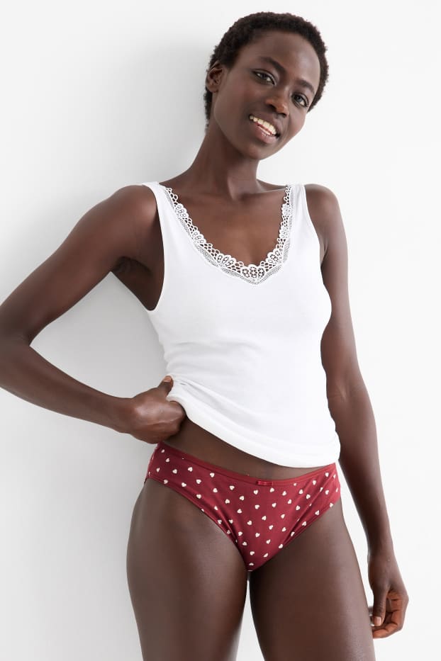 Women - Multipack of 4 - knickers - black
