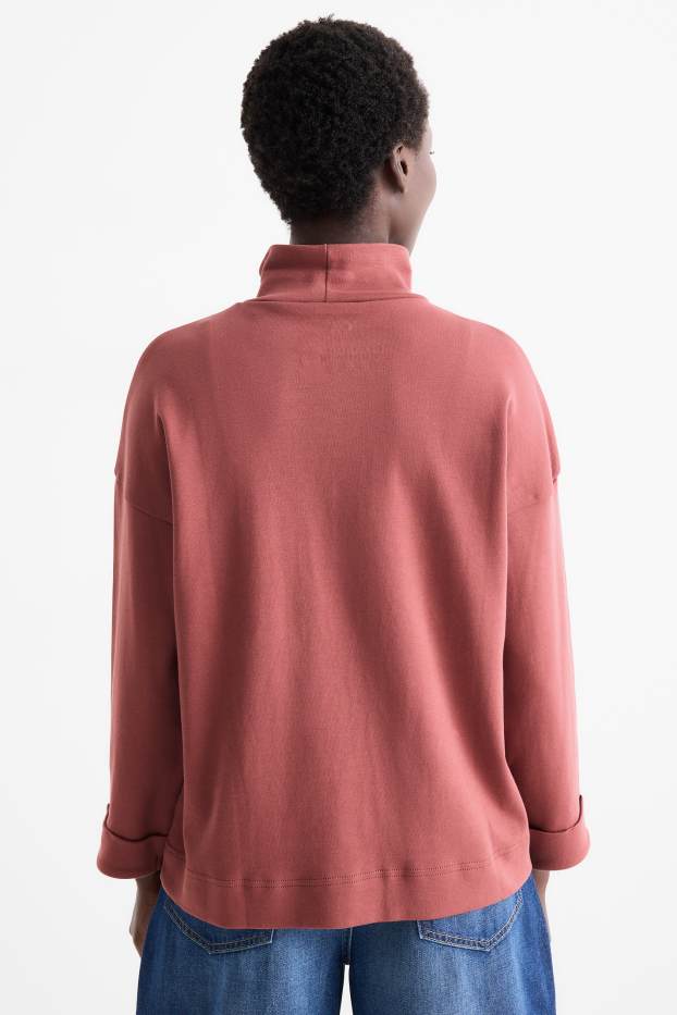 Dona - Jersei de coll alt - vermell