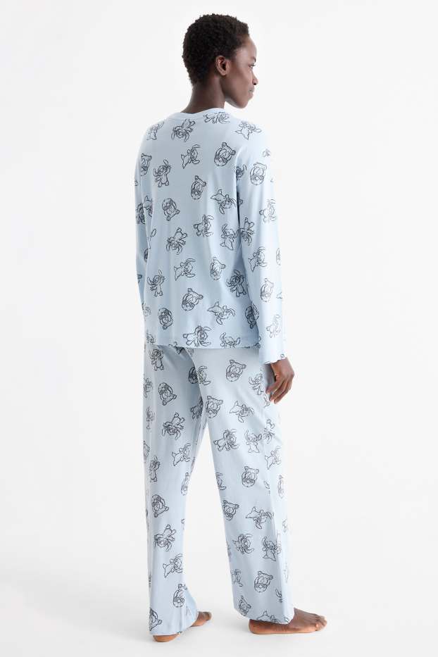 Femmes - Pyjama - Lilo & Stitch - bleu clair